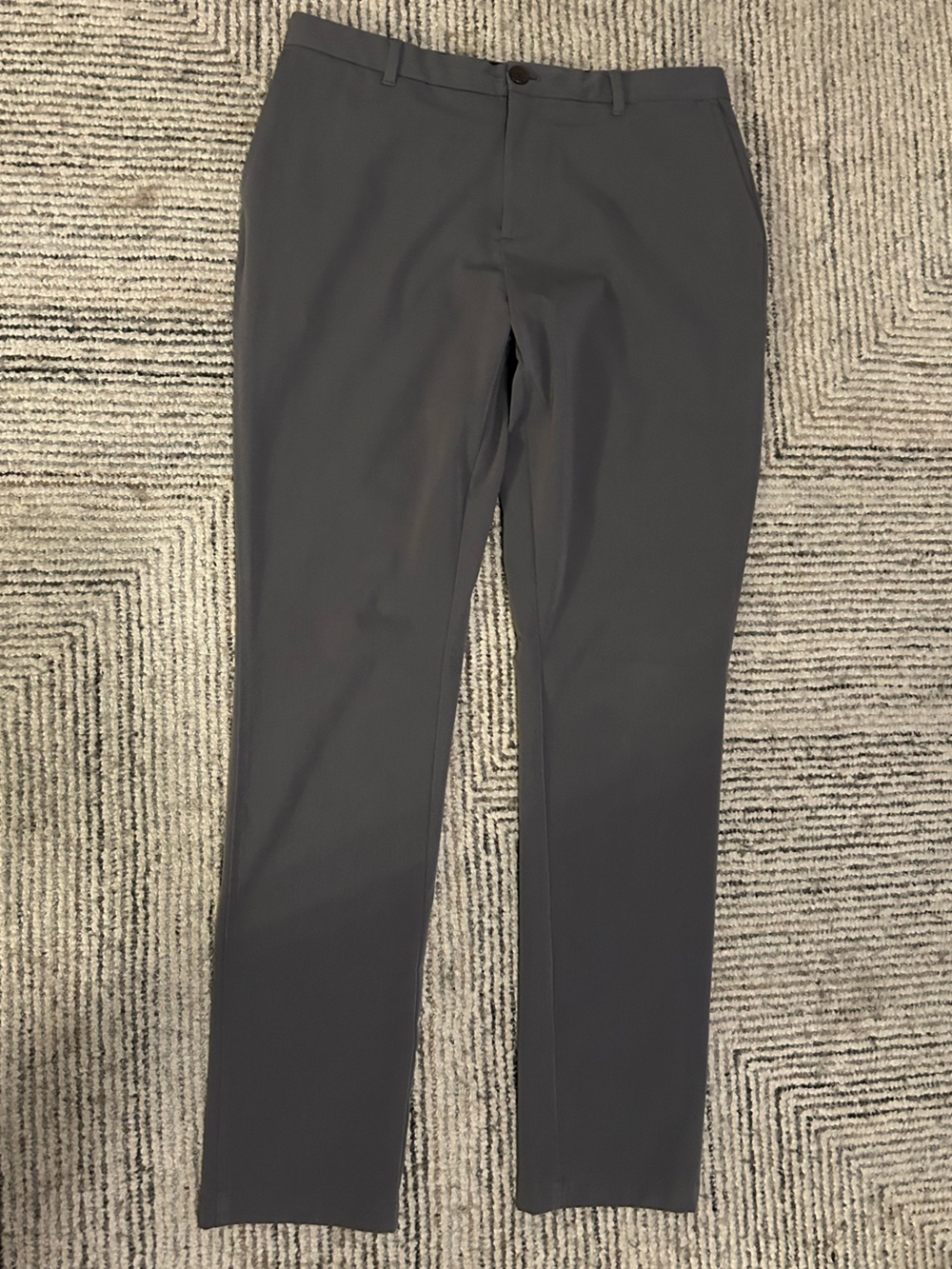 Ministry of Supply Men's Gray Dress Pants   34 Tall Drawstring